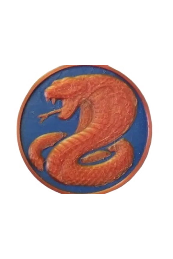 2pcs Snake Relief Keychain 3D Printed Relief Keychain