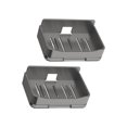 thumbnail image 1 of 2pcs Soap Holder Wall Mounted 2Tier Drain Rack Soap Tray Space Saving Waterproof Bathroom Soap Organizers For Home Hotel, 1 of 11