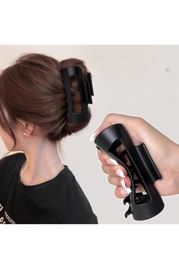 2pcs Soft Fashion Hair Clips - Strong Non-Slip Grip, Ergonomic, Safe and Gentle Shark Clips, Premium Non-Slip Hair Claws, Durable and Non-Breakable Styling Accessories