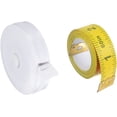 thumbnail image 1 of 2pcs Soft Tape Measure Set 200cm/79" Double Side Retractable Measuring Ruler for Body Cloth Sewing, White Multicolor, 1 of 5