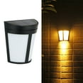 thumbnail image 1 of 2pcs Solar Power LED Lights, Outdoor Waterproof Wall Lamp, Wall Mounted Solar Lights, Solar Night Security Lamps for Front Door Outside Wall Yard Garage Home Garden Fence Driveway, White, 1 of 9