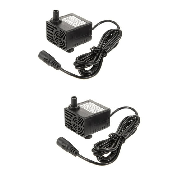 2pcs Solar Powered Submersible Pump Brushless Dc Water Pump Submersible Fountain Pump