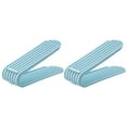 thumbnail image 1 of 2pcs Space Saving Shoes Storage Rack Bracket Shoe Rack Shoe Holder Stand Footwear Storage Rack for Home Shop (Sky-blue), 1 of 6