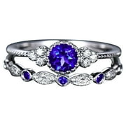 BLISS Round Silver, Rings, Sterling Silver, Size 5