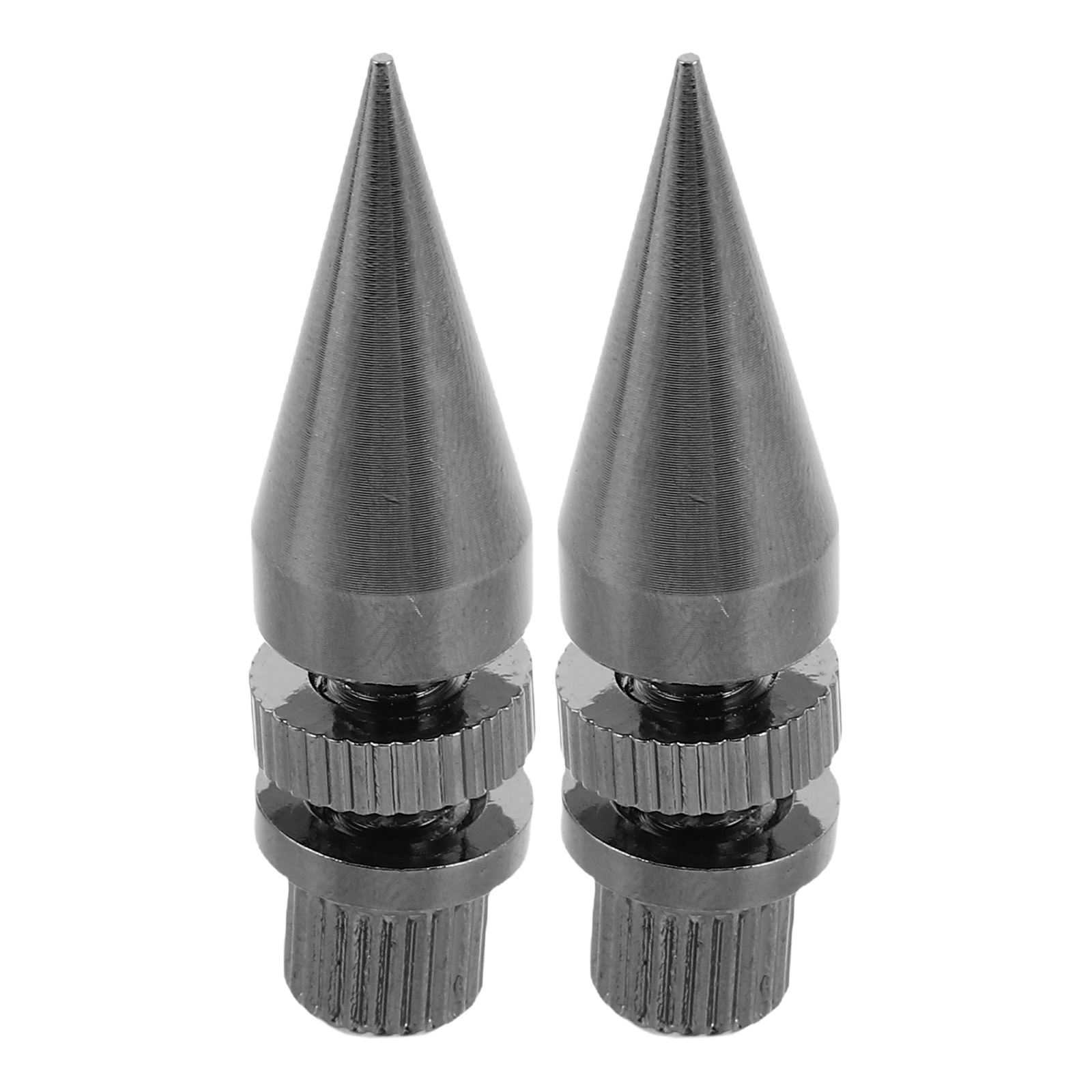 Black Copper Speaker Spikes for Amplifiers with Shock Absorbing Feet 2pcs