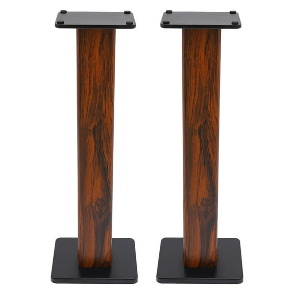 2pcs Speaker Stands Steel Construction Pedestal Style and Built-in Wire Management Support Bookshelf-Style Speakers