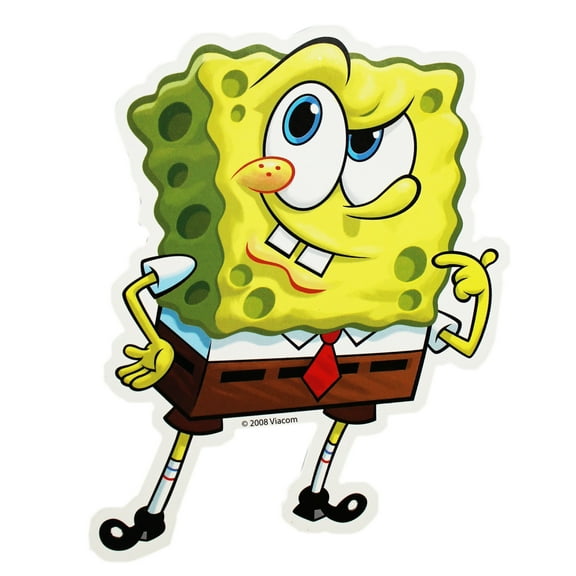 2pcs Spongebob Squarepants Magnet Set - SpongeBob Curious Face Flexible Refrigerator Magnet