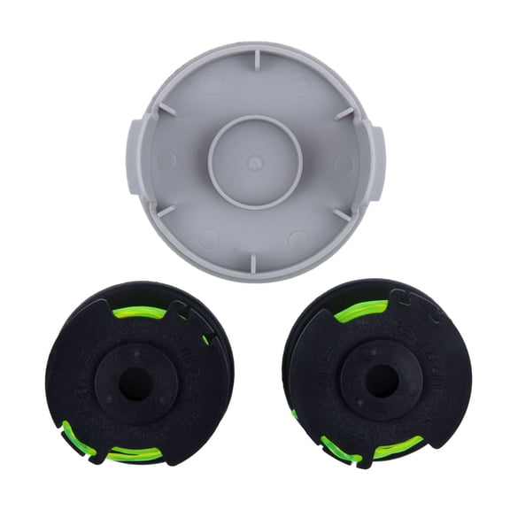 2pcs Spools With Spools Cap Auto Feed System Replacement Part For Karcher For LTR 36 Battery Grass Trimmer Tools Accessories