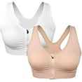 thumbnail image 1 of 2pcs Sports Underwear, White + Skin Tone, Size 3XL, 1 of 4