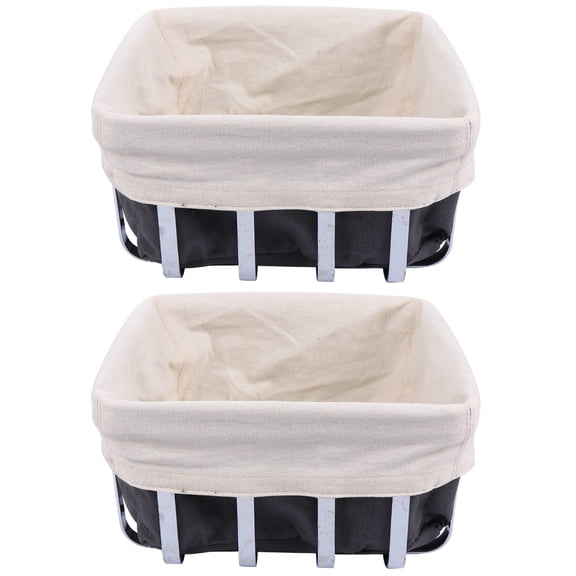 IMIKEYA Bread Basket Stainless Steel Assorted Color for Storage Use Tableware Organizer