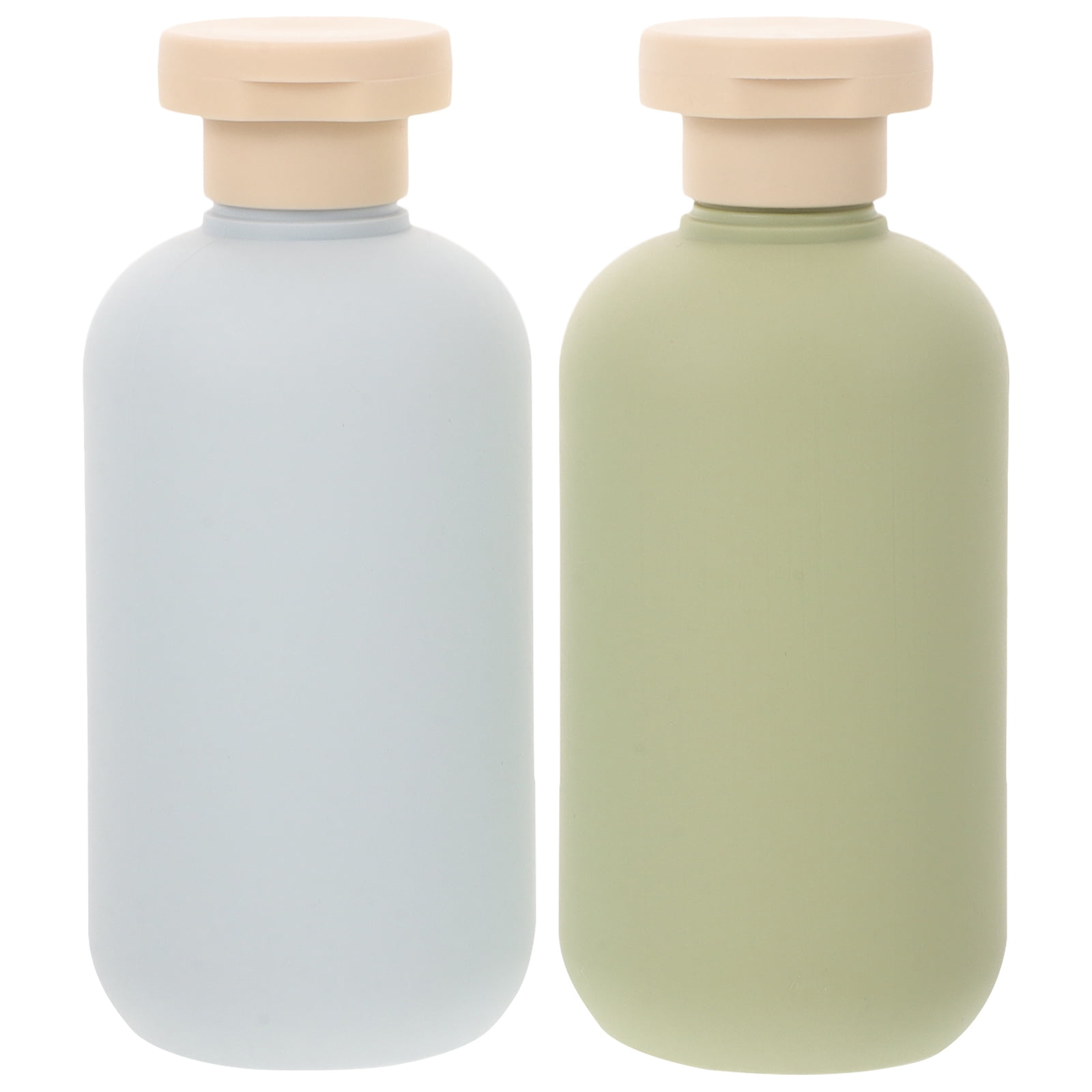 2pcs Squeeze Bottles Refillable Travel Bottles Lotion Bottles Shampoo