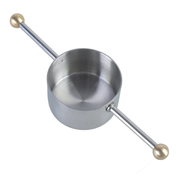 2pcs Stainless Steel Cocktail Jigger Set for Precise Liquor Mixing Double Beads Measuring Cup Practical Bartenders Tool