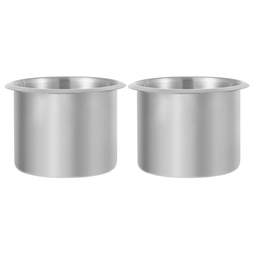 Lot De 2 Porte-gobelets Encastrés Universels - Pour Camping-car, Bateau, Cinéma, Salon (noir)
