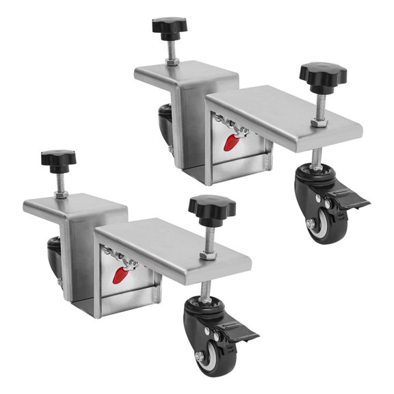 2pcs Stainless Steel Door Dolly Installation Tool Door Board Dolly Door Hanging Jig Kits