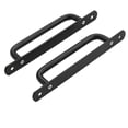 2pcs Stainless Steel Door Handles - Durable and Anti-Corrosion Black ...
