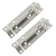 2pcs Stainless Steel Door Latch Sliding Lock Heavy Duty Door Latch