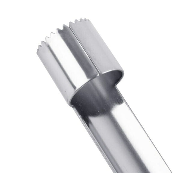 NIAIZEK Fruit Core Remover Tool 2-Pack Black Stainless Steel Serrated Edge Easy to Use Kitchen Gadget