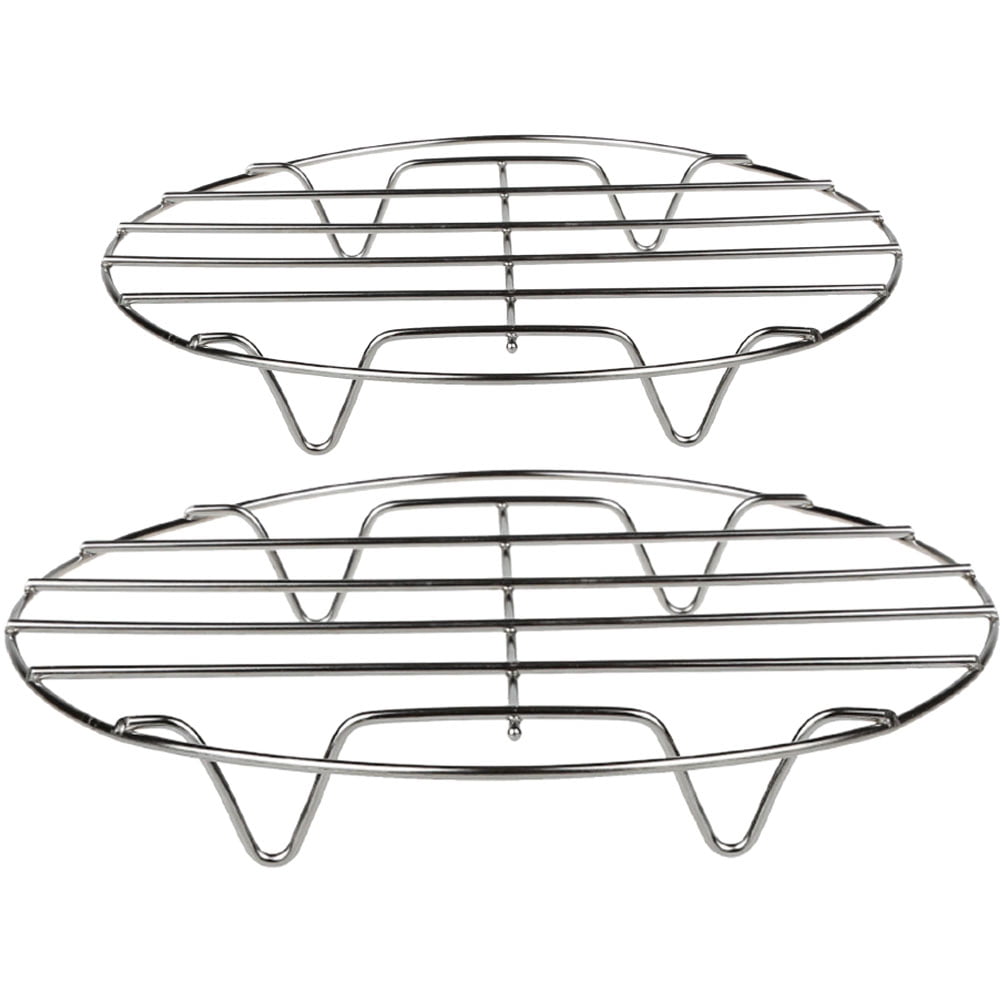 MEIBUTYUP Round Steam Rack Multifunctional Steamer Racks Stainless ...