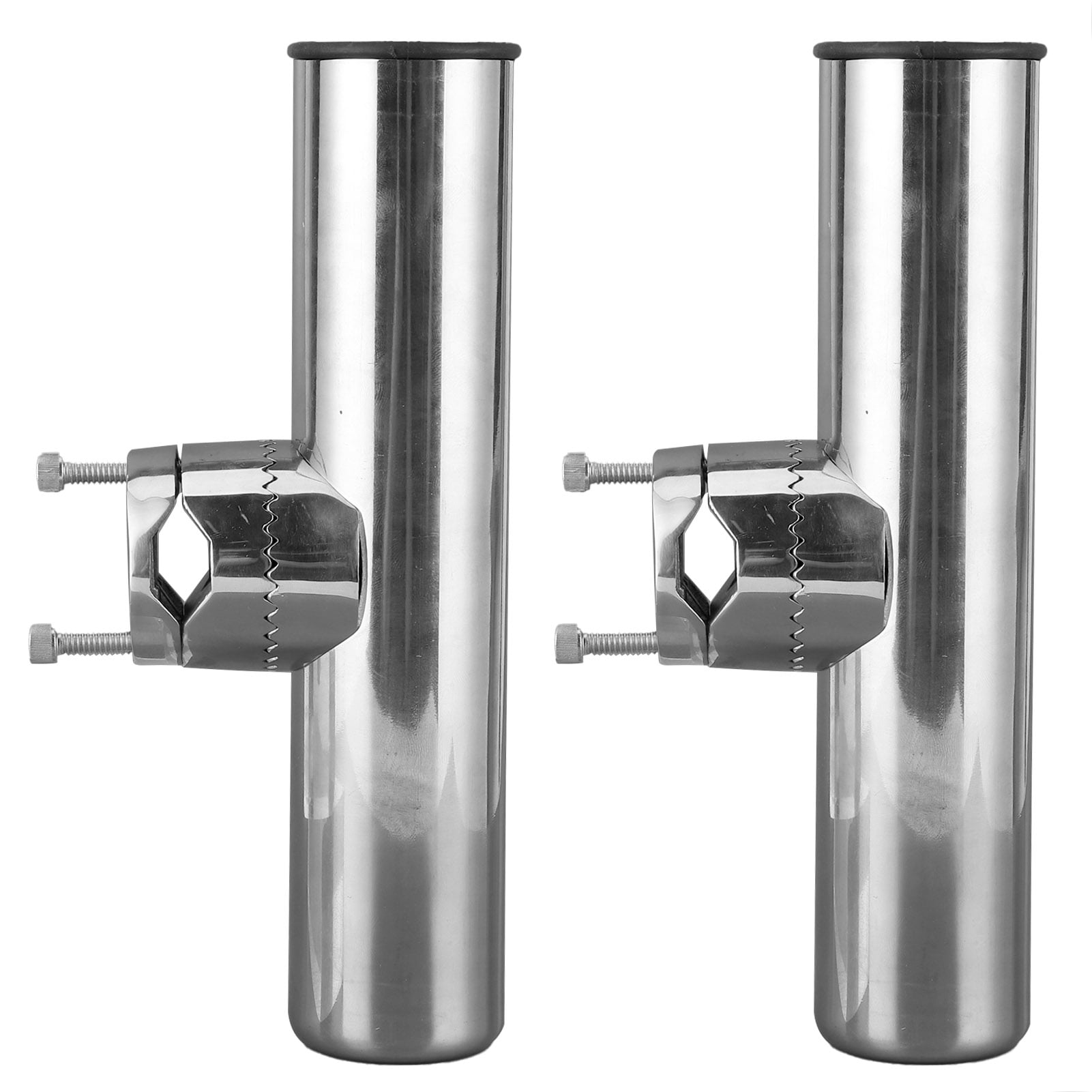 2pcs Stainless Steel Fishing Rod Holder for Rails 1in to 11/4in Rail