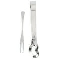 2pcs Stainless Steel Food Clip Escargot Fork Clip Snail Tong Utensils