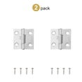 thumbnail image 1 of 2pcs Stainless Steel Hinge 270 Degree Folding Black Small Hinges Cabinet Door Hinges for Kitchen Cupboard Wooden Box Furniture, 1 of 9