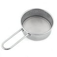2pcs Stainless Steel Long Handle Flour Sifter Mini Flour Sifter Is Used