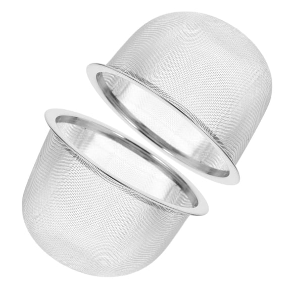 2pcs Stainless Steel Loose Leaf Tea Strainers Mesh Infuser Filters for Teapots Kettles, 8cm Diameter, Fine Mesh Insert Tea Filters for Brewing and Steeping.