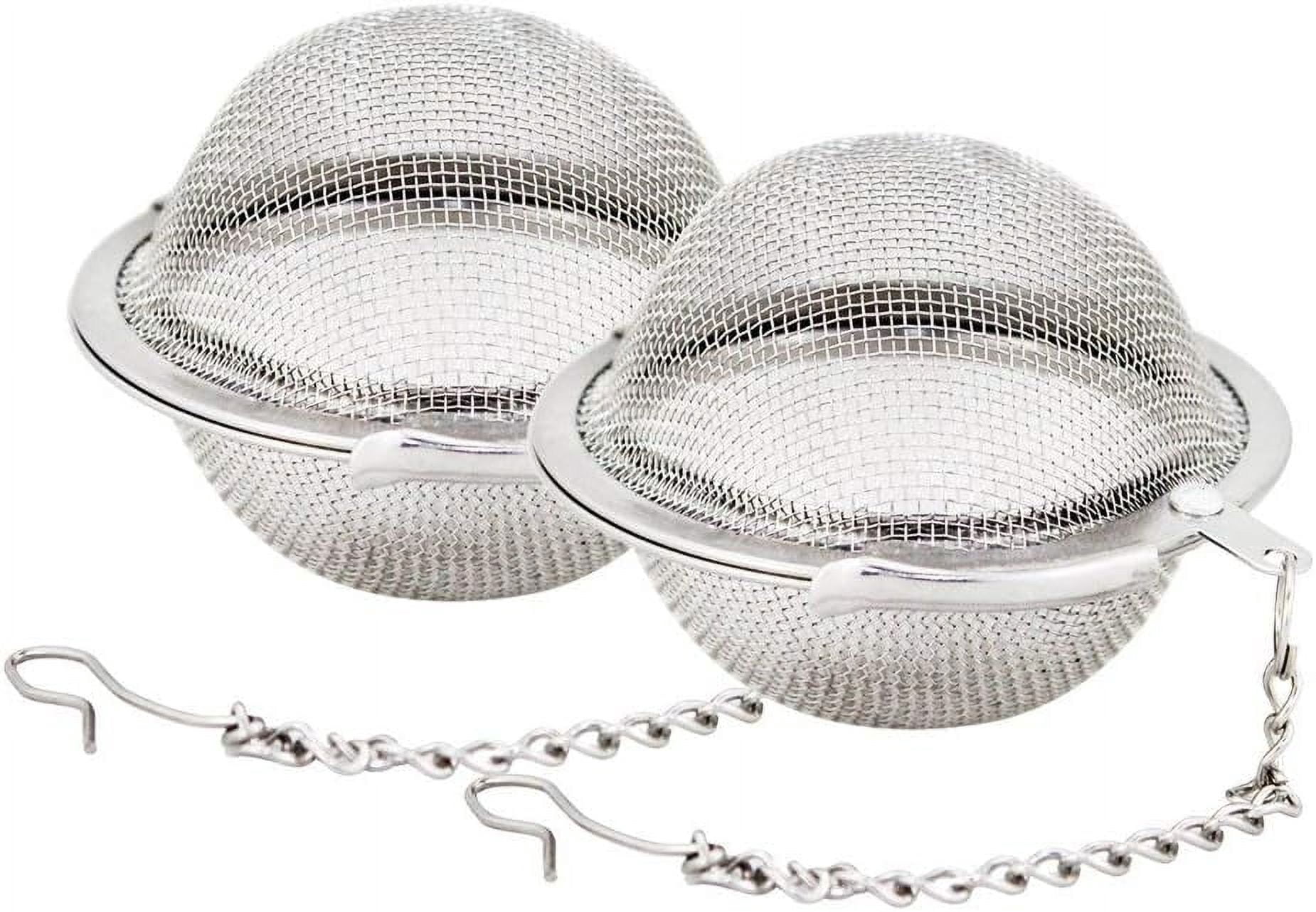 Tea Net Kiibsot, Stainless Steel Mesh Tea Strainers, 2pcs, Tea Infuser Filters ...