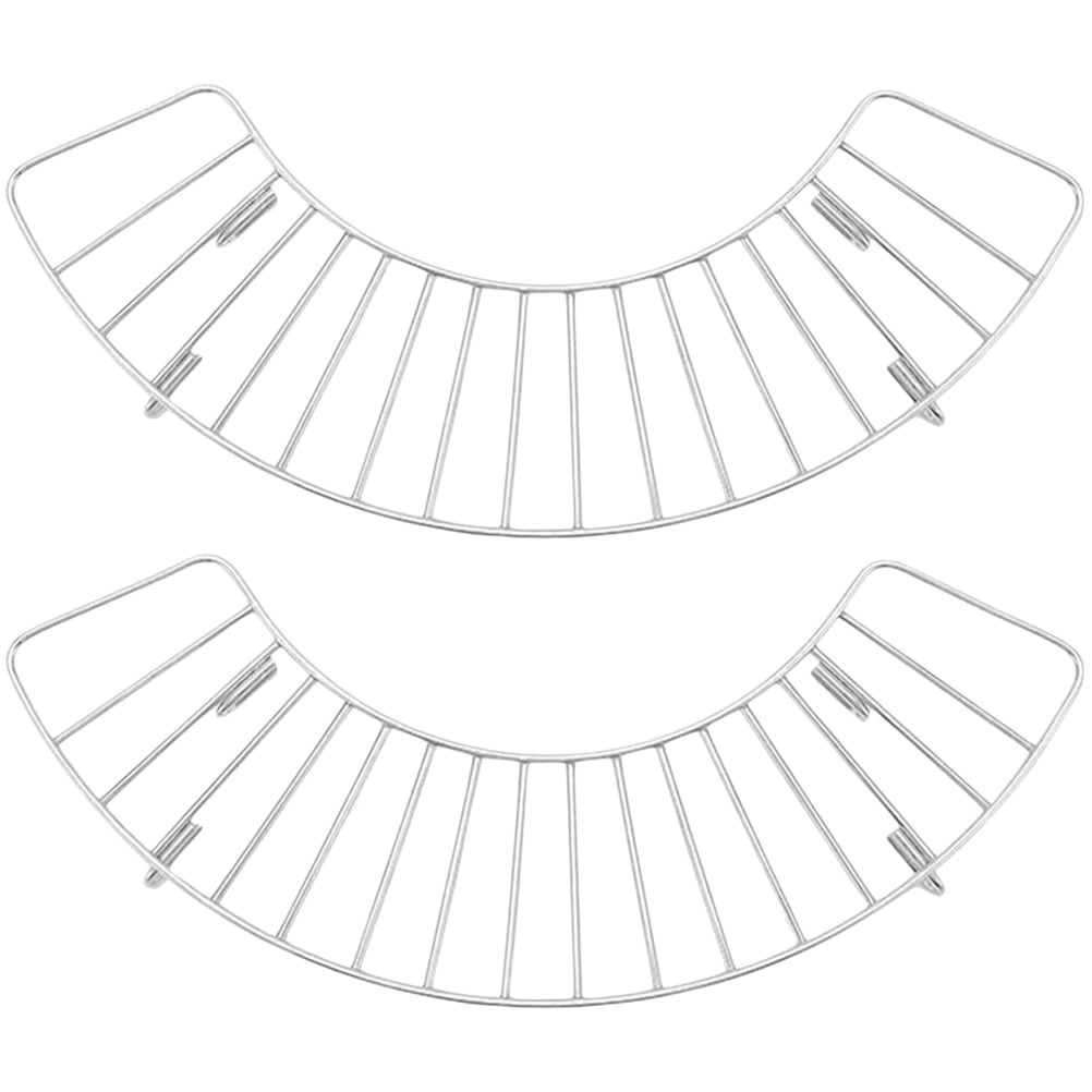 2pcs Stainless Steel Oil Filtering Rack Frying Food Oil Draining Rack