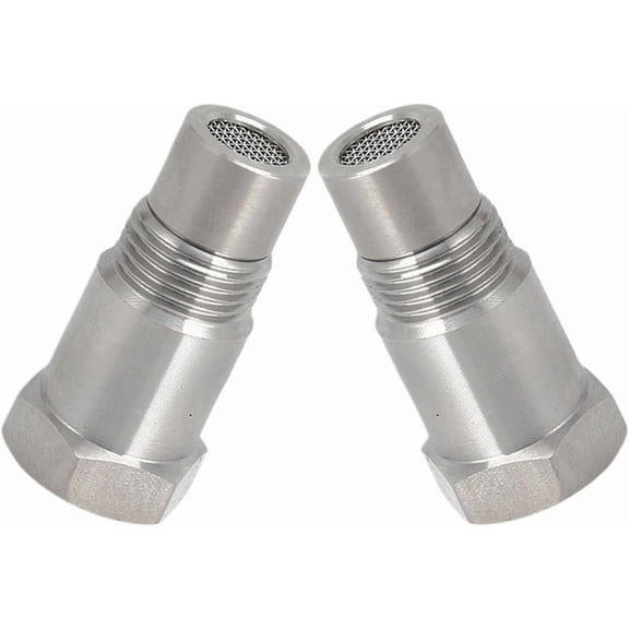 2pcs Stainless Steel Pipe Extension Fittings Threaded Tube Coupling Male to Female Extender High Precision