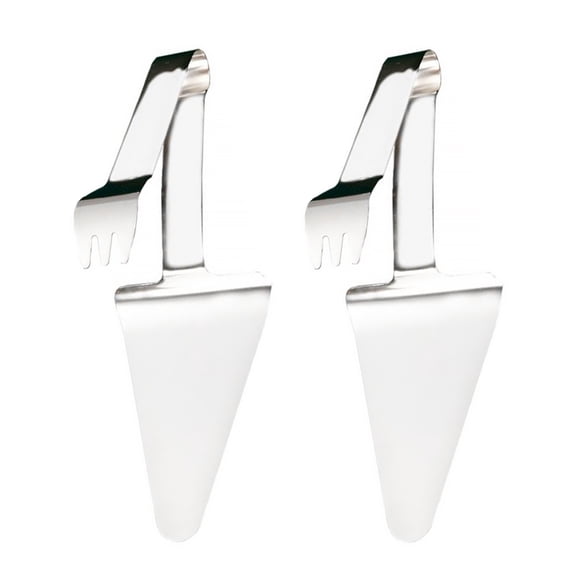 2pcs Stainless Steel Pizza Spatula Set Multi-functional Pizza Shovel and Cake Turner Kitchen Tool