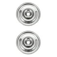thumbnail image 1 of 2pcs Stainless Steel Pot Lid Small Pan Lid Saucepan Cover Pots Cover Seasoning Pot Cover Saucepan Lid Small Cookware Lids for Pans Cup 10cm, 1 of 6