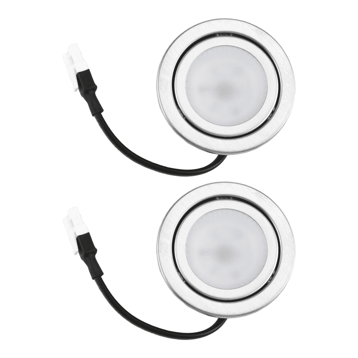 2pcs Stainless Steel Range Hood LED Light Bulbs, DC 12V Replacement for ...