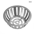 thumbnail image 1 of 2pcs Stainless Steel Round Shape Anti blocking Roof Drain Floor Drain for Garden Balcony(125mm), 1 of 8