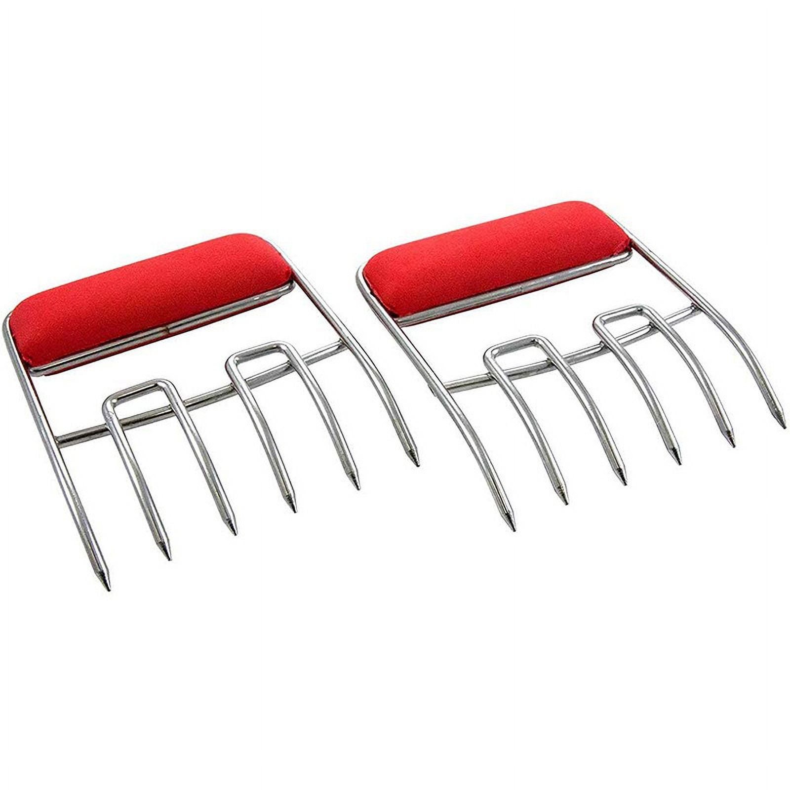 2pcs Stainless Steel Steak Shredder Long Handle Bear Claw Meat Shredder