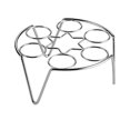 2pcs Stainless Steel Steamed Egg Racks Single Layer Multifunctional