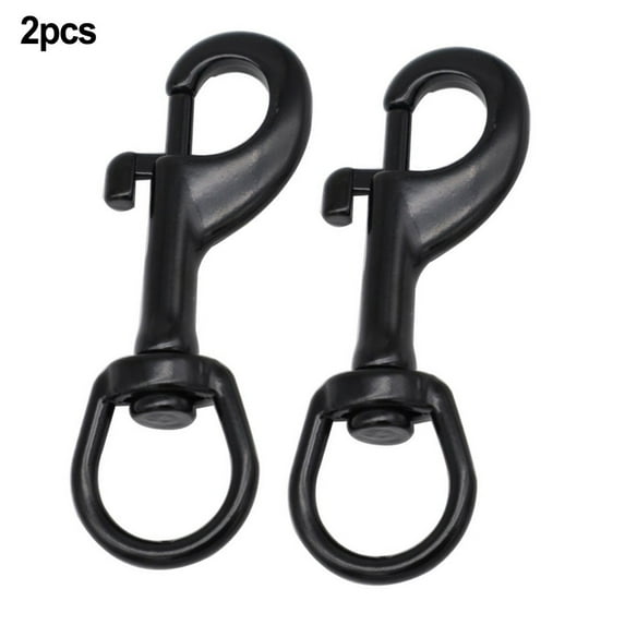 2pcs Stainless Steel Swivel Eye Bolt Snap Hook for Scuba Diving Pet leash Flag