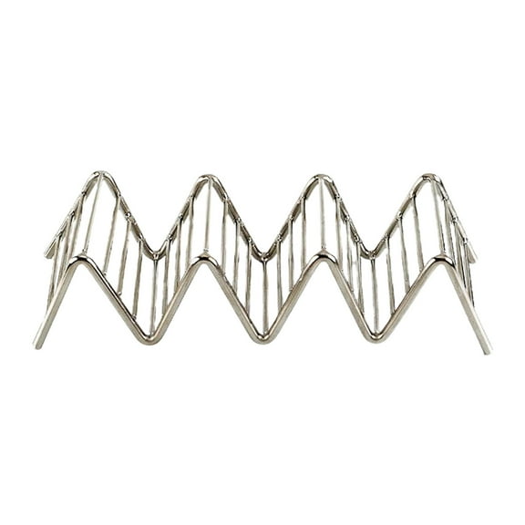 2pcs Stainless Steel Taco Holder Rack Durable Non-Slip Corn Tortilla Stand Oven Microwave Dishwasher Safe Kitchen Baking Tool for Tacos