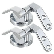 2pcs Stainless Steel Toilet Seat Hinge Replacement Parts Kit
