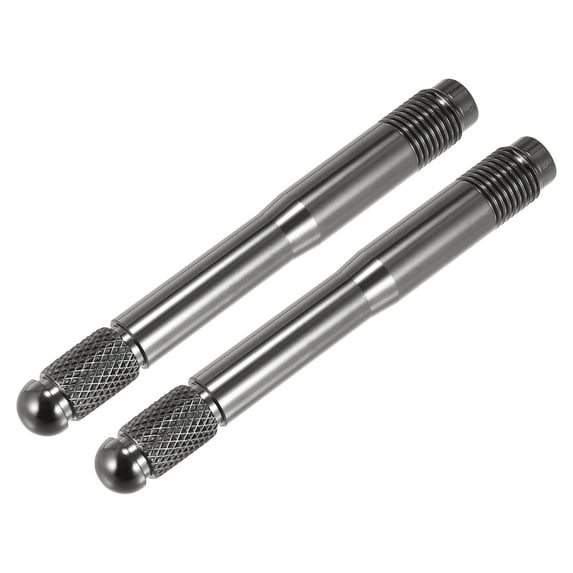 2pcs Stainless Steel Wheel Hangers Alignment Pin Tire Studs Tool M14x1.5 Titanium Tone for Car