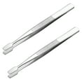 2pcs Stamp Tweezers Philately Stamps Collector Stamp Collecting