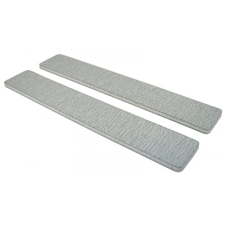 2pcs Standard 80/80 (Wht Ctr) 1-1/8" Jumbo Nail File 12 Pack