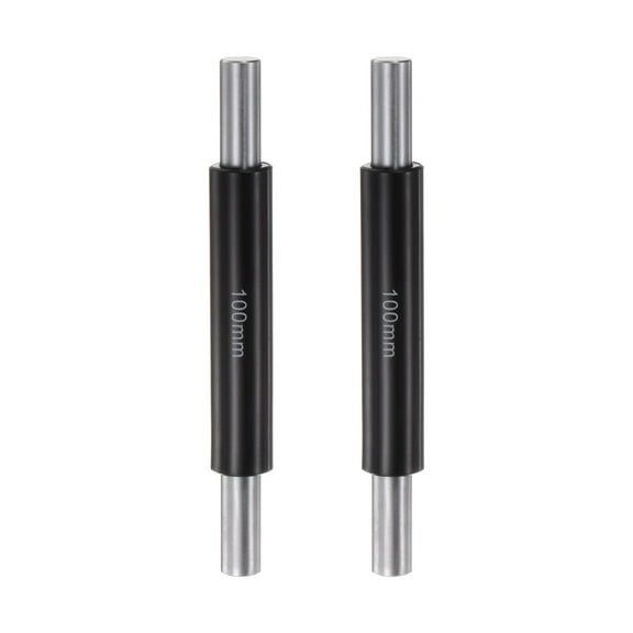 2pcs Standard Measuring Rod 100mm Caliper Micrometer Calibration Block Outside Micrometer Rod Bar