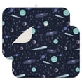 thumbnail image 1 of 2pcs Star Print Kitchen Drying Mat Heat Resistant Microfiber Dish Pad Multi-Functional for Galaxy Aesthetic, 1 of 4