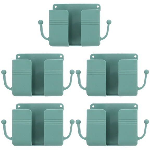 HOMEMAXS 2Pcs Remote Controller Holder Sticky Wall Remote Stand for Bedroom and Kitchen