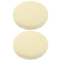 2pcs Stool Covers Fabric Round Elastic Chair Covers Stretchy Washable Stool Seat Slipcover