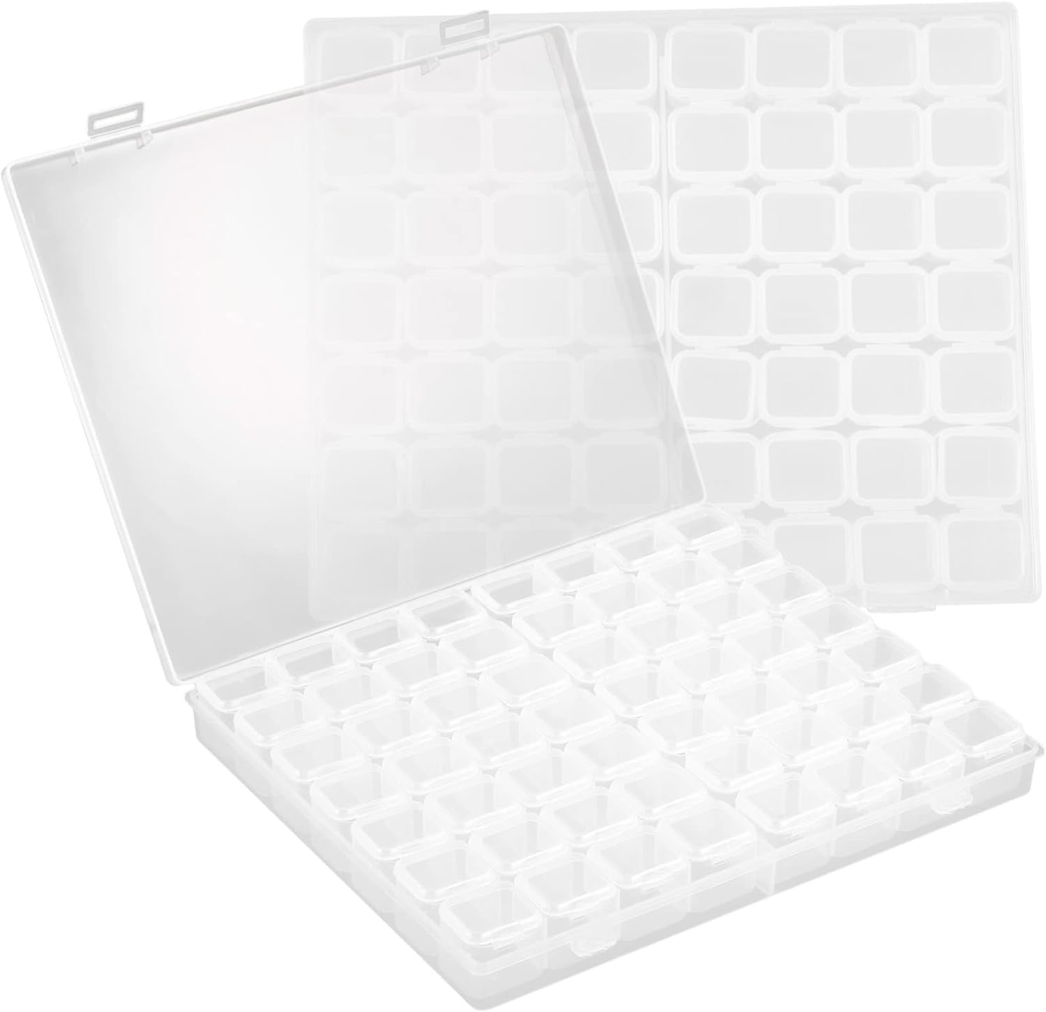 2pcs Storage Box Clear Plastic Containers Toy Traffic Signs Storage ...
