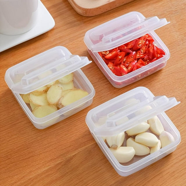 2pcs Storage Container Airtight Cheese Deli Meat Saver Food Storage