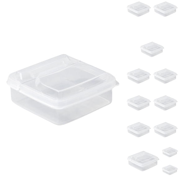 2pcs Storage Container Airtight Cheese Meat Food Storage Container For Refrigerators Freezer Lunch Box Cookie Holder Meal Prep Container