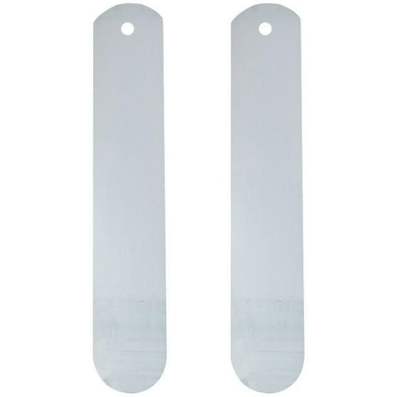 Minkissy Silver Aluminum Sock Setting Tool Durable for Heat Press Sublimation 2Pcs